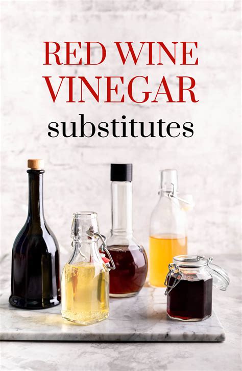 substitute red wine vinegar balsamic.